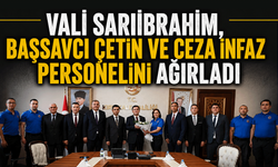 Vali Sarıibrahim, Başsavcı Çetin ve ceza infaz personelini ağırladı