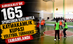 Kırıkkale’de 165 sporcunun katılımıyla Kaymakamlık Kupası Voleybol Turnuvası tamamlandı