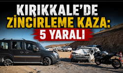 Kırıkkale'de zincirleme kaza: 5 yaralı