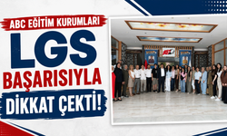 ABC Eğitim Kurumları LGS başarısıyla dikkat çekti