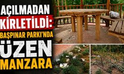 Açılmadan kirletildi: Başpınar Parkı'nda üzen manzara