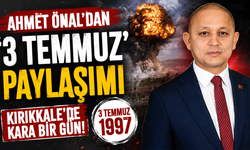 Ahmet Önal’dan ‘3 Temmuz’ paylaşımı