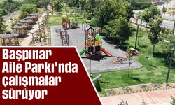 Başpınar Aile Parkı'nda çalışmalar sürüyor