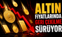 Altın fiyatlarında geri çekilme sürüyor