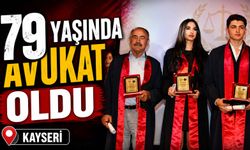 79 yaşında avukat oldu