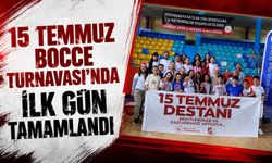 15 Temmuz Bocce Turnuvası'nda ilk gün tamamlandı