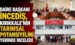 Daire Başkanı İncediş, Kırıkkale'nin tarımsal potansiyelini yerinde inceledi