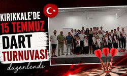 Kırıkkale'de 15 Temmuz Dart Turnuvası düzenlendi