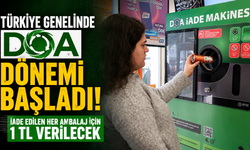 Türkiye genelinde DOA dönemi başladı: İade edilen her ambalaj için 1 TL verilecek