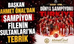 Başkan Ahmet Önal'dan Şampiyon Filenin Sultanları'na tebrik