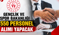 Gençlik Ve Spor Bakanlığı 550 personel alımı yapacak