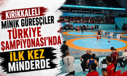 Kırıkkaleli minik güreşçiler Türkiye Şampiyonası'nda ilk kez minderde