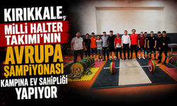 Kırıkkale, Milli Halter Takımı'nın Avrupa Şampiyonası Kampına ev sahipliği yapıyor