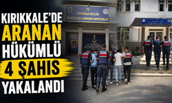 Kırıkkale’de aranan hükümlü 4 şahıs yakalandı
