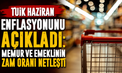 TÜİK haziran enflasyonunu açıkladı: Memur ve emeklinin zam oranı netleşti