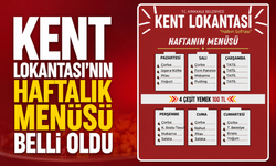 Kent Lokantası’nın haftalık menüsü belli oldu
