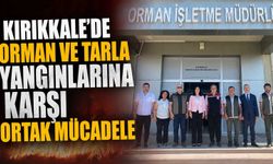 Kırıkkale'de orman ve tarla yangınlarına karşı ortak mücadele