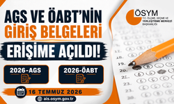 AGS ve ÖABT’nin giriş belgeleri erişime açıldı