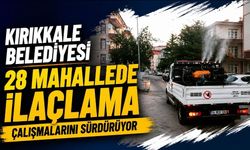 Kırıkkale Belediyesi 28 mahallede ilaçlama çalışmalarını sürdürüyor