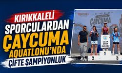 Kırıkkaleli sporculardan Çaycuma Aquatlonu'nda çifte şampiyonluk