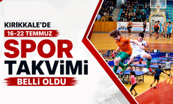 Kırıkkale'de 16-22 Temmuz spor takvimi belli oldu