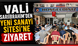 Vali Sarıibrahim'den Yeni Sanayi Sitesi'ne ziyaret