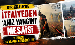 Kırıkkale’de itfaiyeden ‘anız yangını’ mesaisi: 2 günde 38 yangın söndürüldü