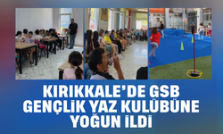 Kırıkkale'de GSB Gençlik Yaz Kulübü'ne yoğun ilgi