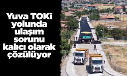 Yuva TOKİ yolunda ulaşım sorunu kalıcı olarak çözülüyor