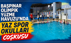 Başpınar Olimpik Yüzme Havuzu'nda Yaz Spor Okulları coşkusu