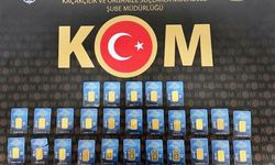 190 gram sahte altın ele geçirildi