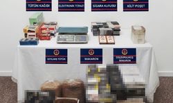 Kaçak tütün operasyonunda 34 bin makaron ele geçirildi