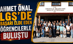 Ahmet Önal, LGS’de başarı elde eden öğrencilerle buluştu