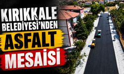 Kırıkkale Belediyesi'nden asfalt mesaisi
