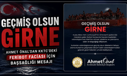 Ahmet Önal’dan KKTC’deki feribot faciası için başsağlığı mesajı