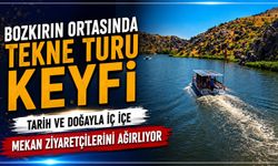 Bozkırın ortasında tekne turu keyfi: Tarih ve doğayla iç içe mekan ziyaretçilerini ağırlıyor