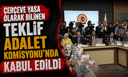 Çerçeve yasa olarak bilinen teklif Adalet Komisyonu'nda kabul edildi