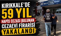 Kırıkkale’de 59 yıl hapis cezası bulunan cezaevi firarisi yakalandı