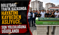 Bolu’daki trafik kazasında hayatını kaybeden Aslıyüce, son yolculuğuna uğurlandı