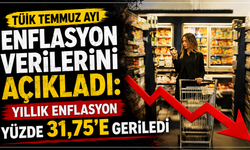 TÜİK Temmuz Ayı Enflasyon Verilerini Açıkladı: Yıllık Enflasyon Yüzde 31,75'e Geriledi
