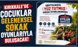 Kırıkkale’de çocuklar geleneksel sokak oyunlarıyla buluşmaya devam ediyor