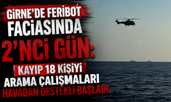 Girne’de feribot faciasında 2’nci gün: Kayıp 18 kişiyi arama çalışmaları havadan destekli başladı