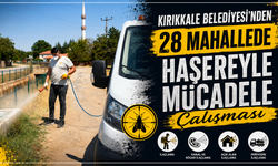 Kırıkkale Belediyesi’nden 28 Mahallede Haşereyle Mücadele Çalışması