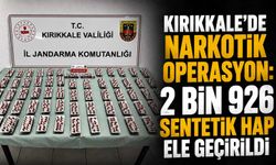 Kırıkkale’de narkotik operasyon: 2 bin 926 sentetik hap ele geçirildi