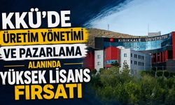 KKÜ’de üretim yönetimi ve pazarlama alanında yüksek lisans fırsatı