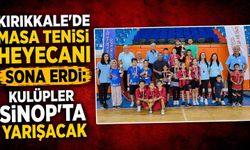 Kırıkkale’de masa tenisi heyecanı sona erdi: Kulüpler Sinop’ta yarışacak
