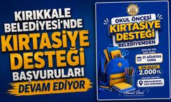 Kırıkkale Belediyesi’nde kırtasiye desteği başvuruları devam ediyor