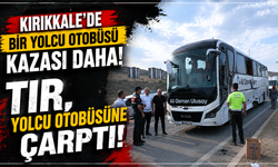 Kırıkkale’de TIR, yolcu otobüsü ve kamyonetin karıştığı kazada 1 kişi yaralandı