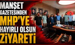 Manşet Gazetesinden MHP’ye hayırlı olsun ziyareti