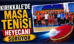 Kırıkkale’de Masa Tenisi Heyecanı Sürüyor